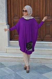 salaş spor tunik mor