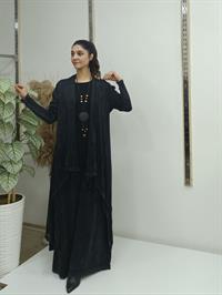 salaş uzun hırka antrasit