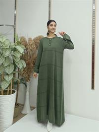 selin salaş elbise hakiyeşil