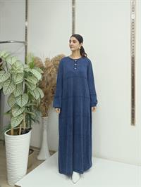 selin salaş elbise lacivert