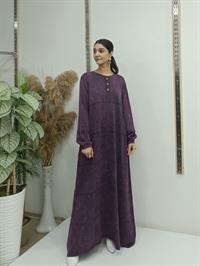 selin salaş elbise mürdüm