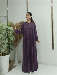 selin salaş elbise mürdüm