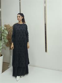 tarz uzun tunik antrasit