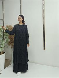 tarz uzun tunik antrasit