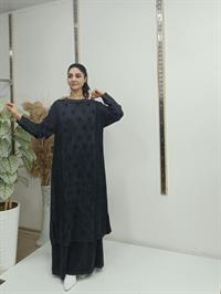 tarz uzun tunik antrasit