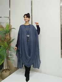 Bisiklet Yaka Panço Mavi