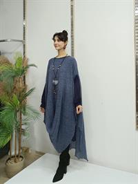 Bisiklet Yaka Panço Mavi