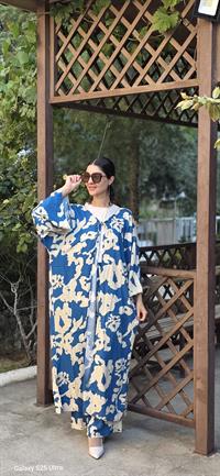 Yaz salaş ikili takım Mavi-Krem