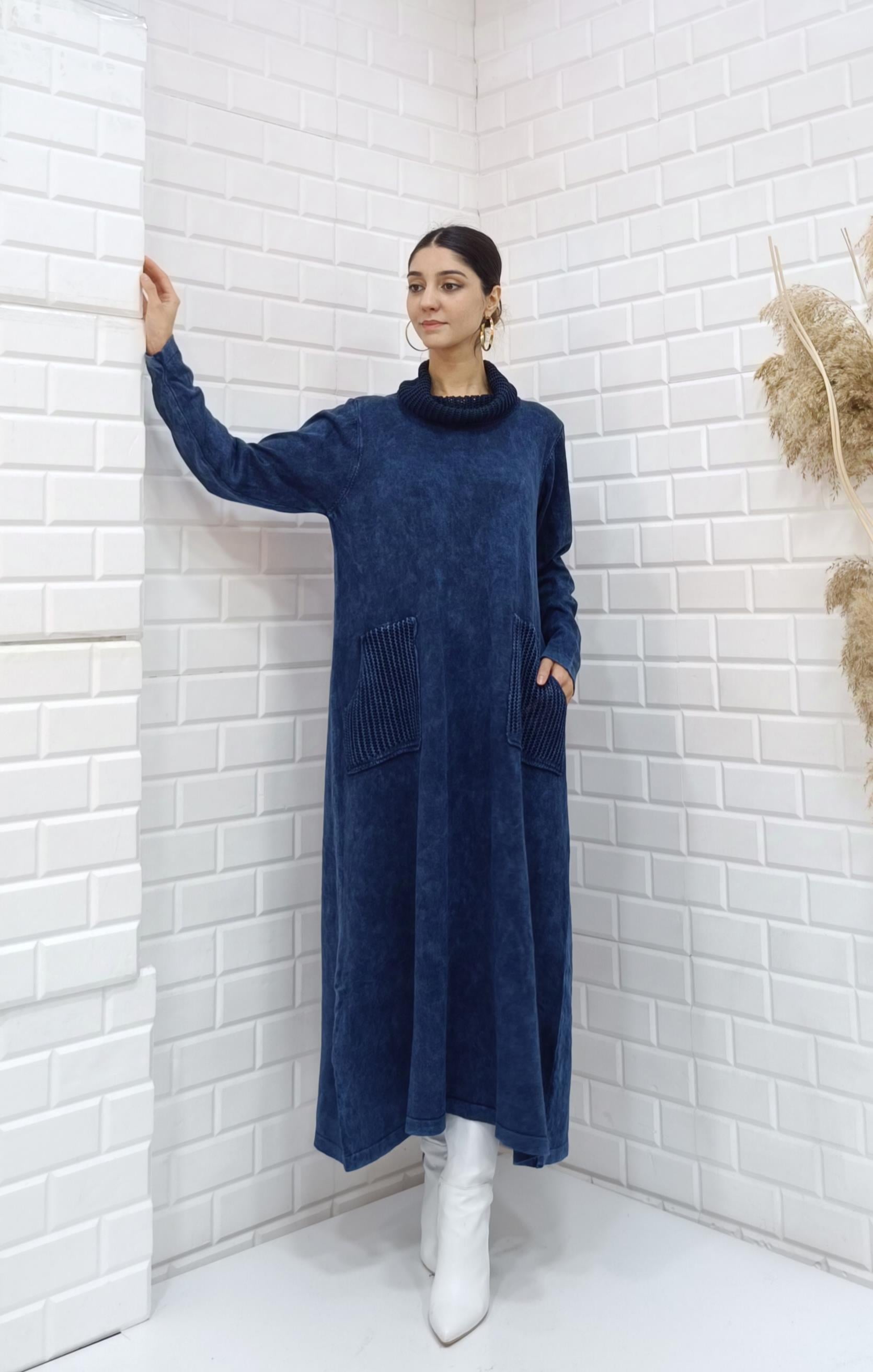 Degaje Elbise Lacivert