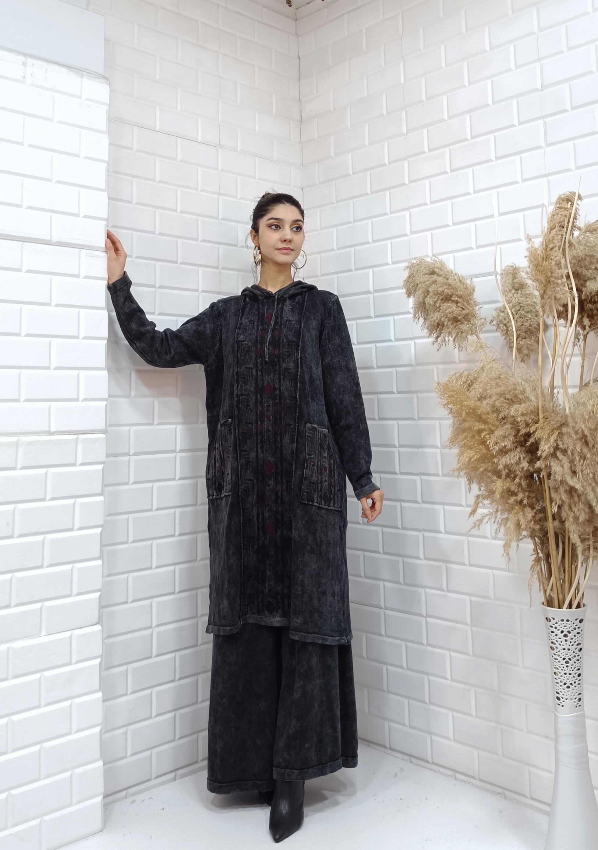 etnik tunik antrasit