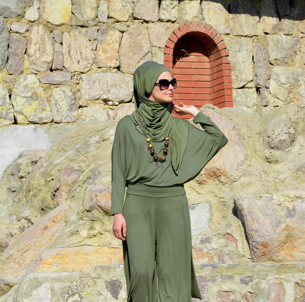 Salaş Tunik-Haki Yeşil