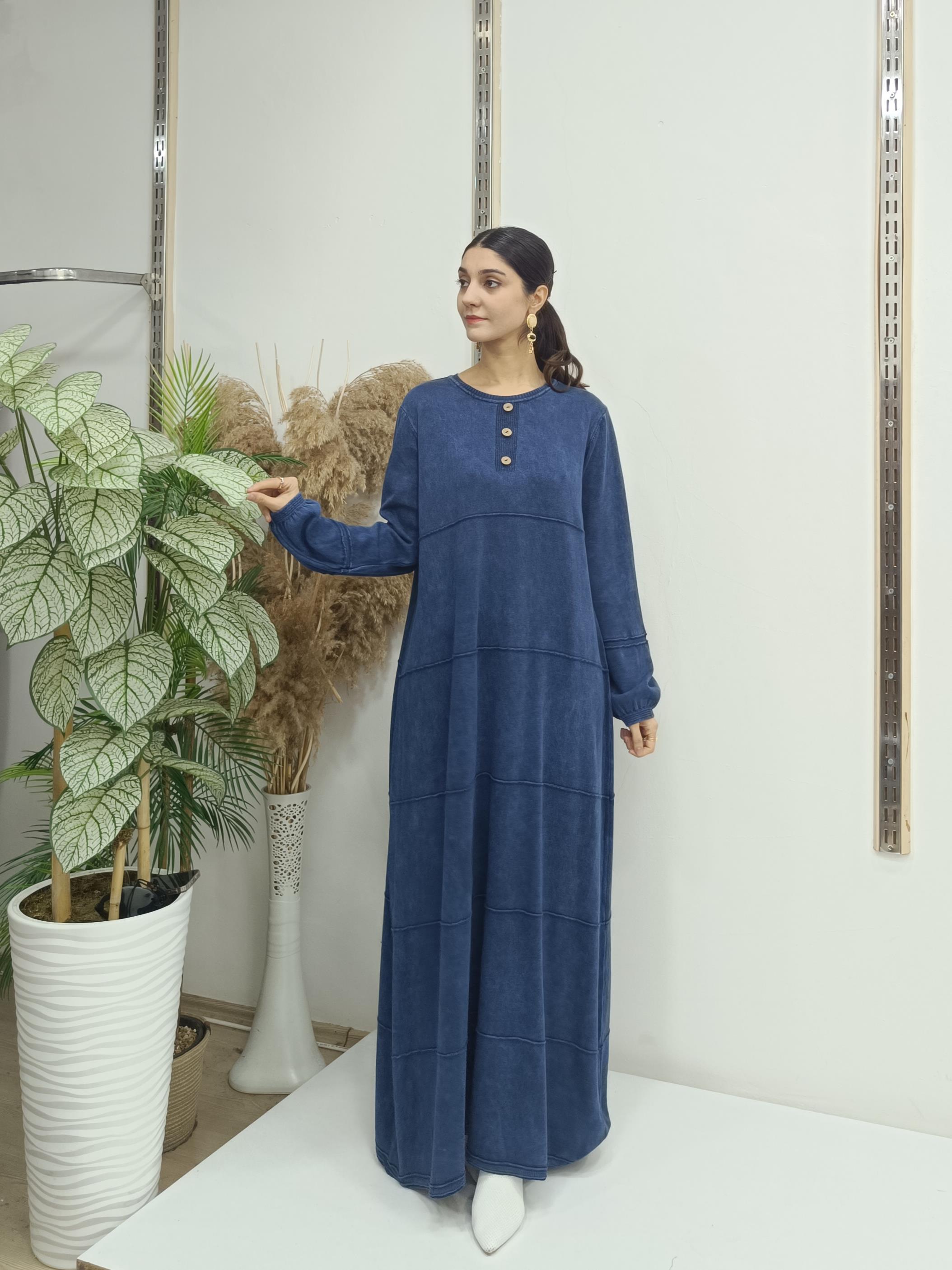 selin salaş elbise lacivert