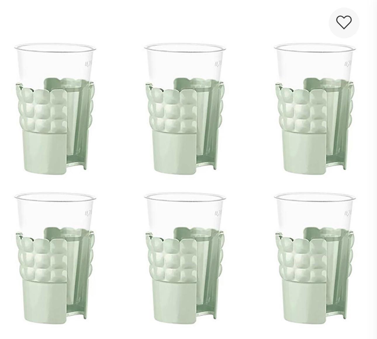 Guzzini Tiffany 6'lı Bardaklık Yeşil