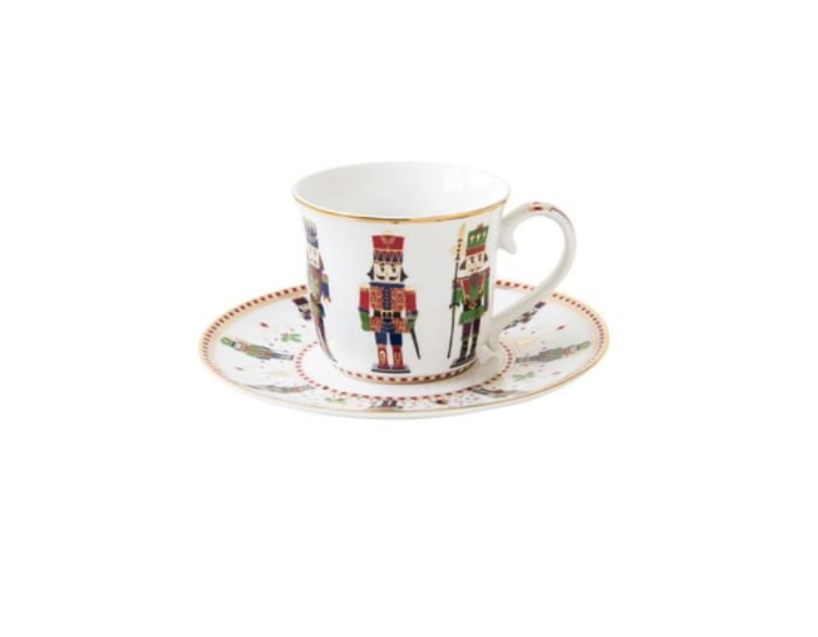 Easy Life Nutcracker Porselen Fincan ve Tabak 200 ml.