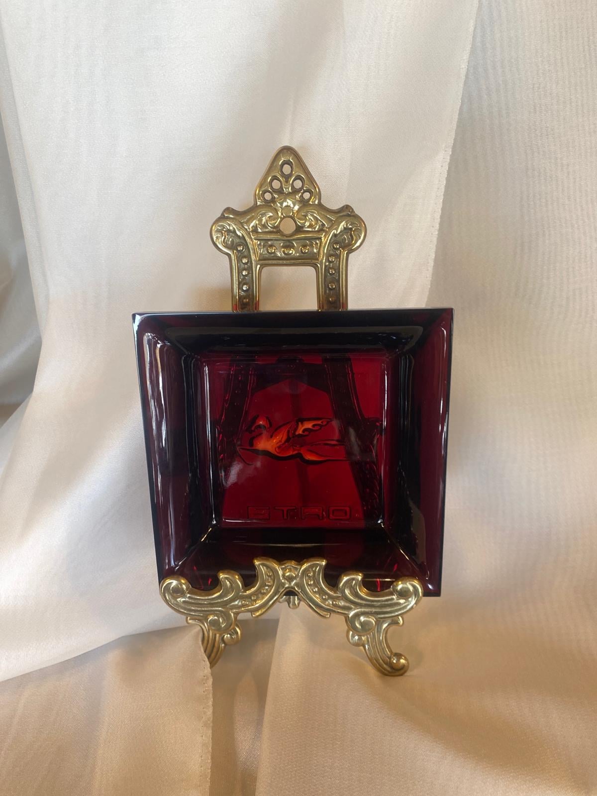 Etro İtalyan Dekoratif Kristal Bordo