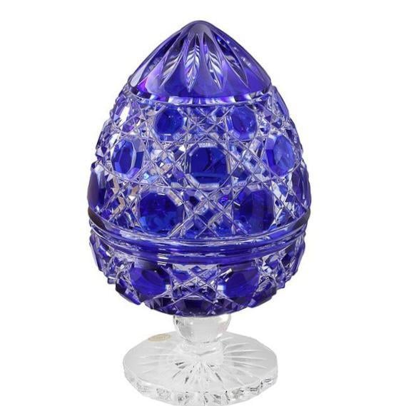 Tom Bohemia Kristal Yumurta Mavi