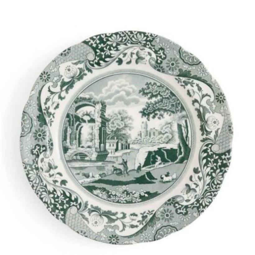 Spode Green Italian Porselen Pasta Tabağı