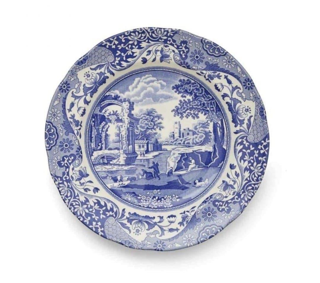 Spode Blue İtalian 23 Cm Pasta Tabağı