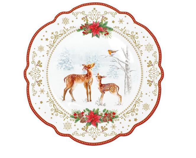 Easy Life Christmas Melody Porselen Tabak Ø 20 cm