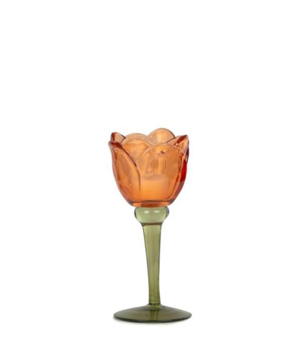 Kırmızı Cam Kadeh (19 CM)