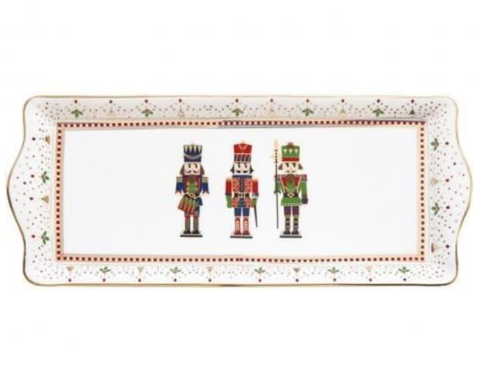 Easy Life Nutcracker Porselen Kek Servis 35 cm x 15 cm