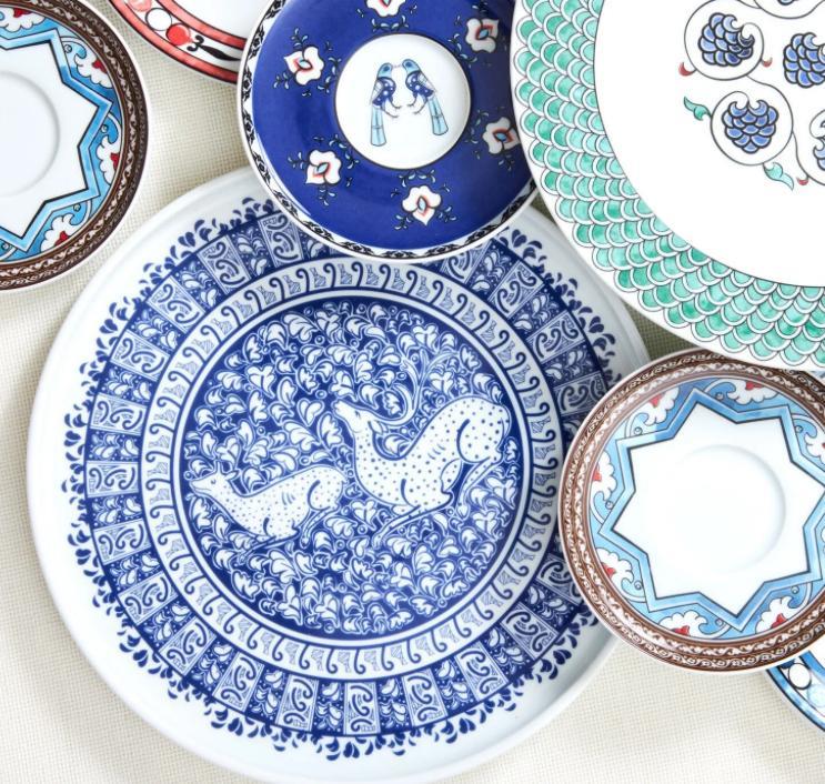 Zennup Geyik Düz Tabak