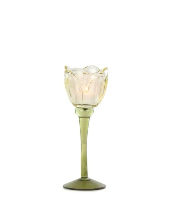 Sarı Cam Kadeh (22 CM)