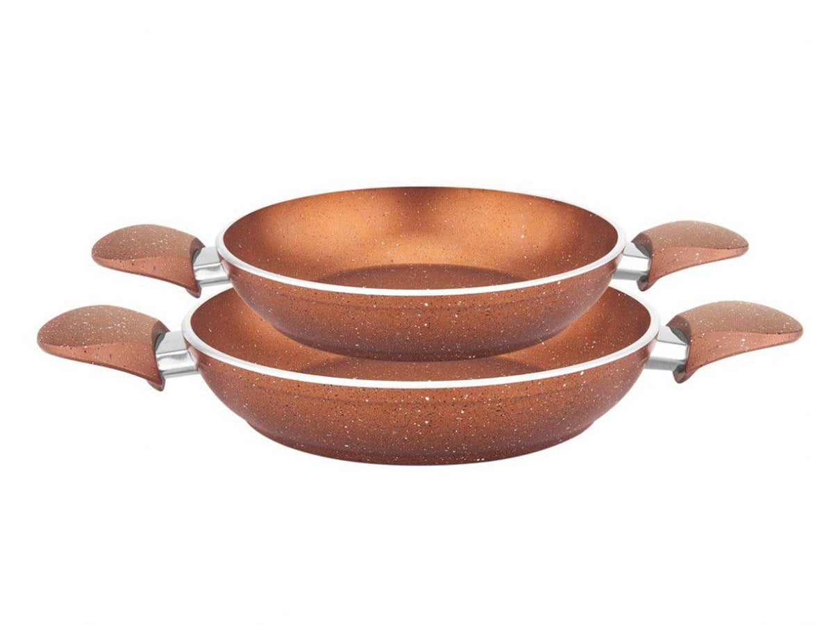 Taç 3152 Granit Plus 2'li Sahan Seti Bronz