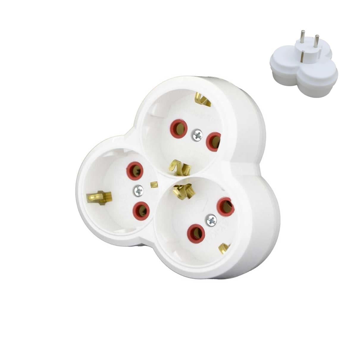 AY-KA Topraklı Yonca Priz 3'lü