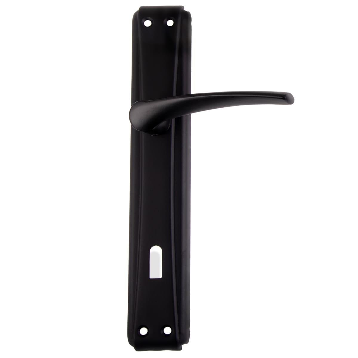 Bravo Aynalı Kapı Kolu Mat Siyah