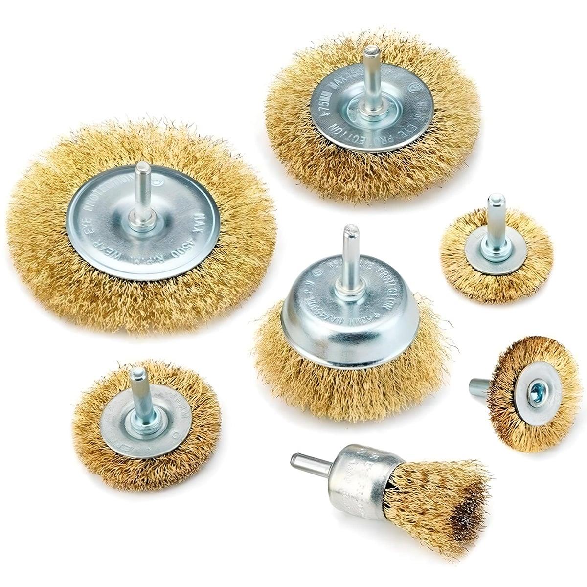 CMC TOOLS 6Lı Dairesel Çelik Tel Fırça Seti