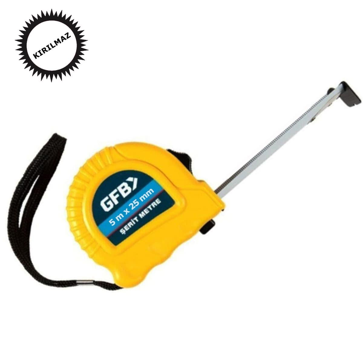 GFB Çelik Şerit Metre 25 mm-5 Metre