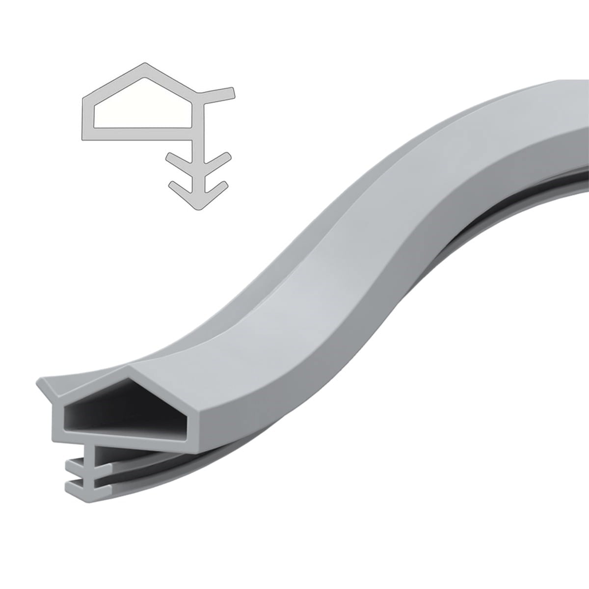 HAS PLASTİK KAPI FİTİLİ 10 MM