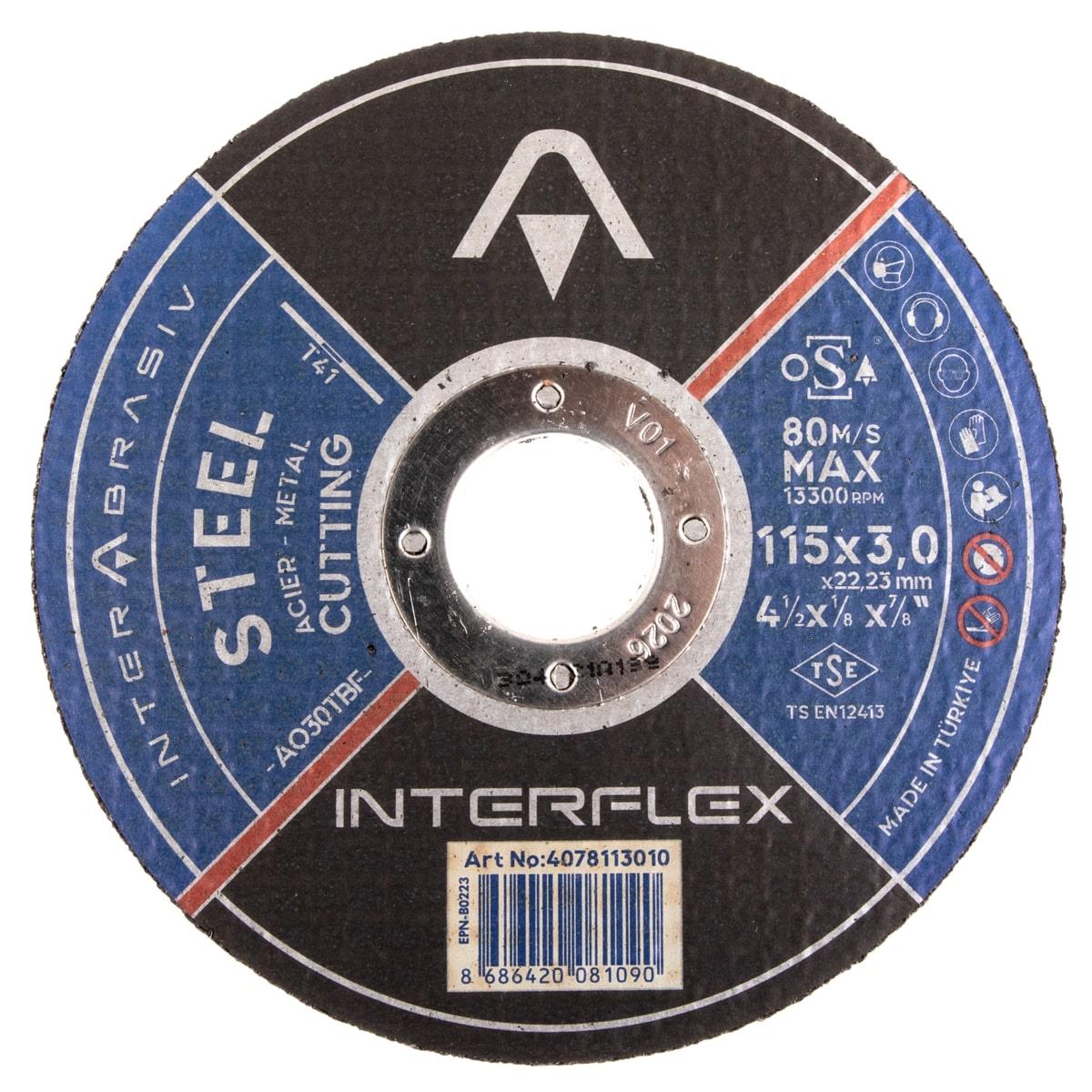 Interflex Metal Kesici 115*3,0*22,23