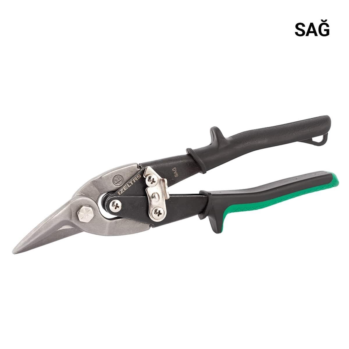 İZELTAŞ Sağ 240 mm Alüminyum ve Sac Kesme Makası