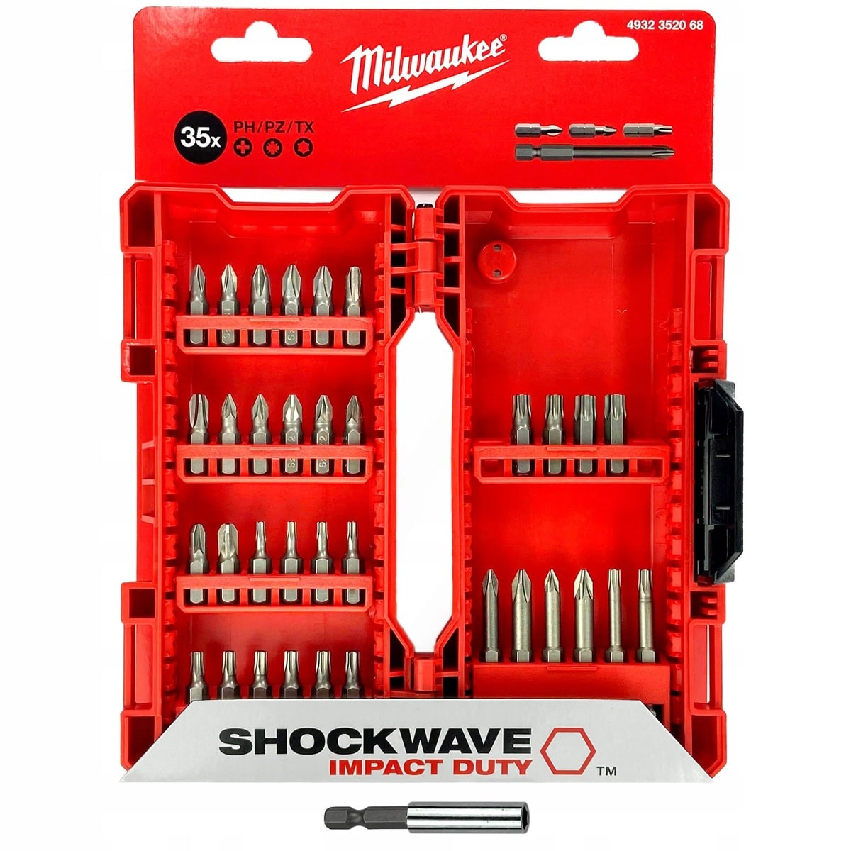 Milwaukee 35 Parça Bits Uç Seti