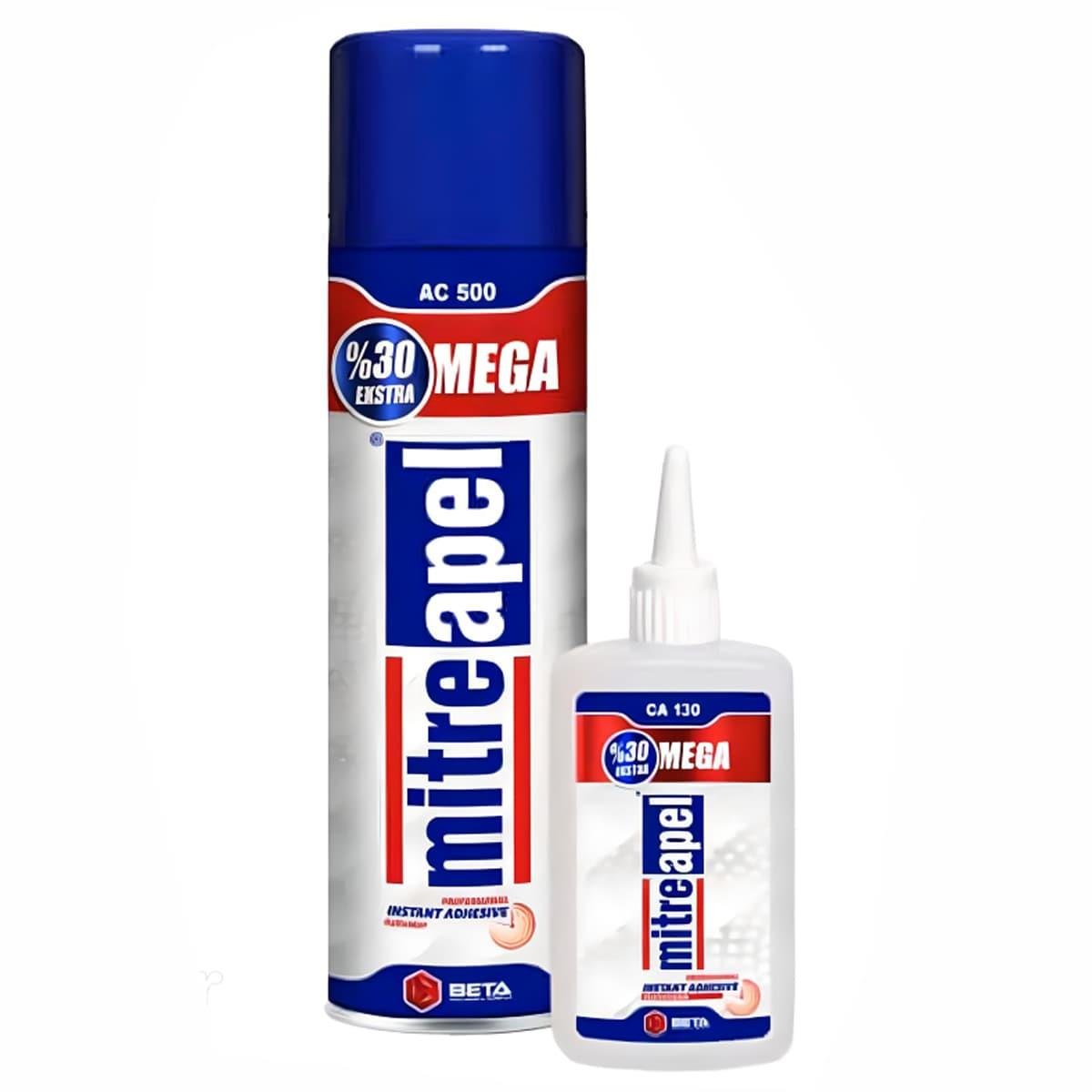 Mitreapel Mega Hızlı Yapıştırıcı 500 Ml+130 Gr