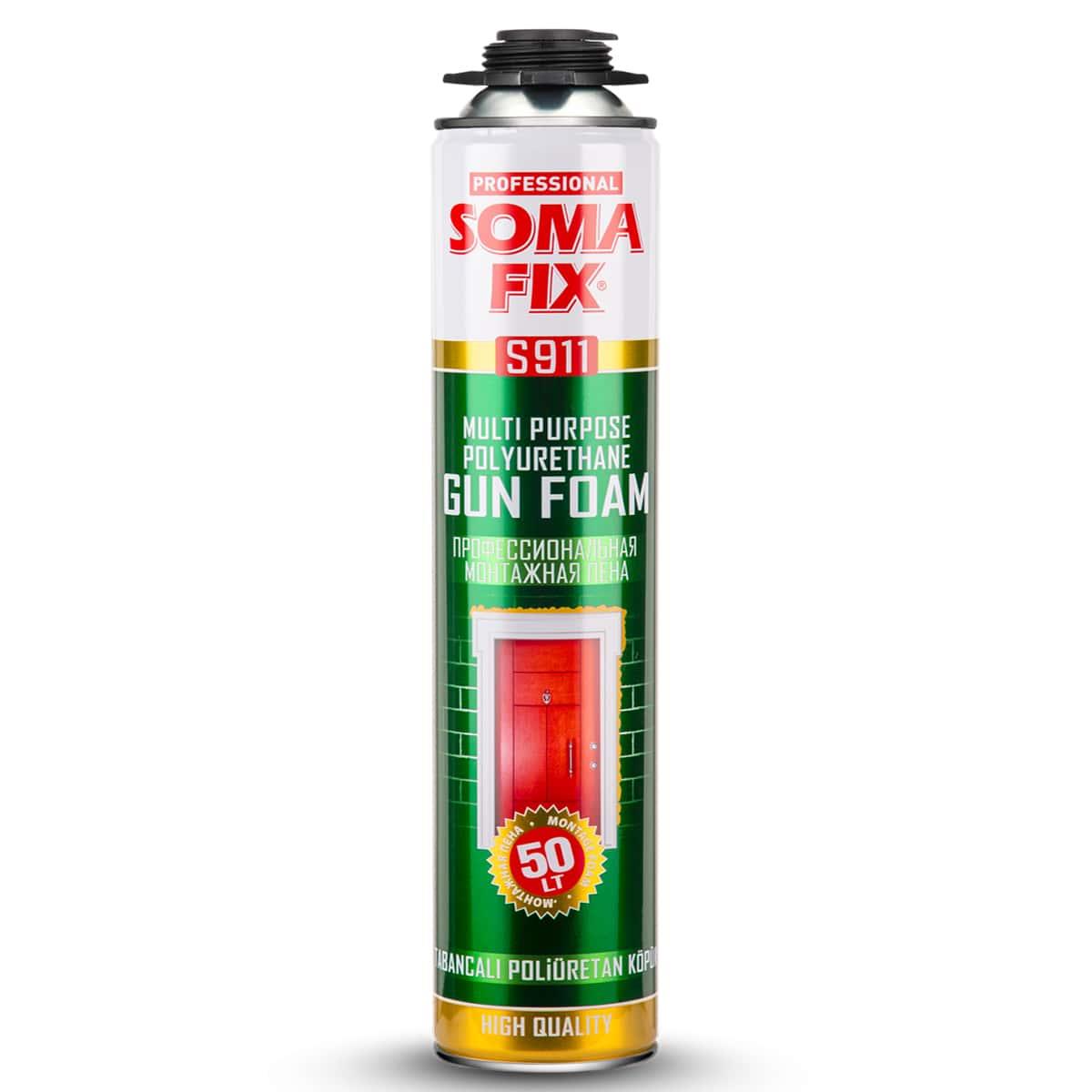 Somafix S911 Poliüretan Montaj Köpüğü Tabancalı 850 Gr