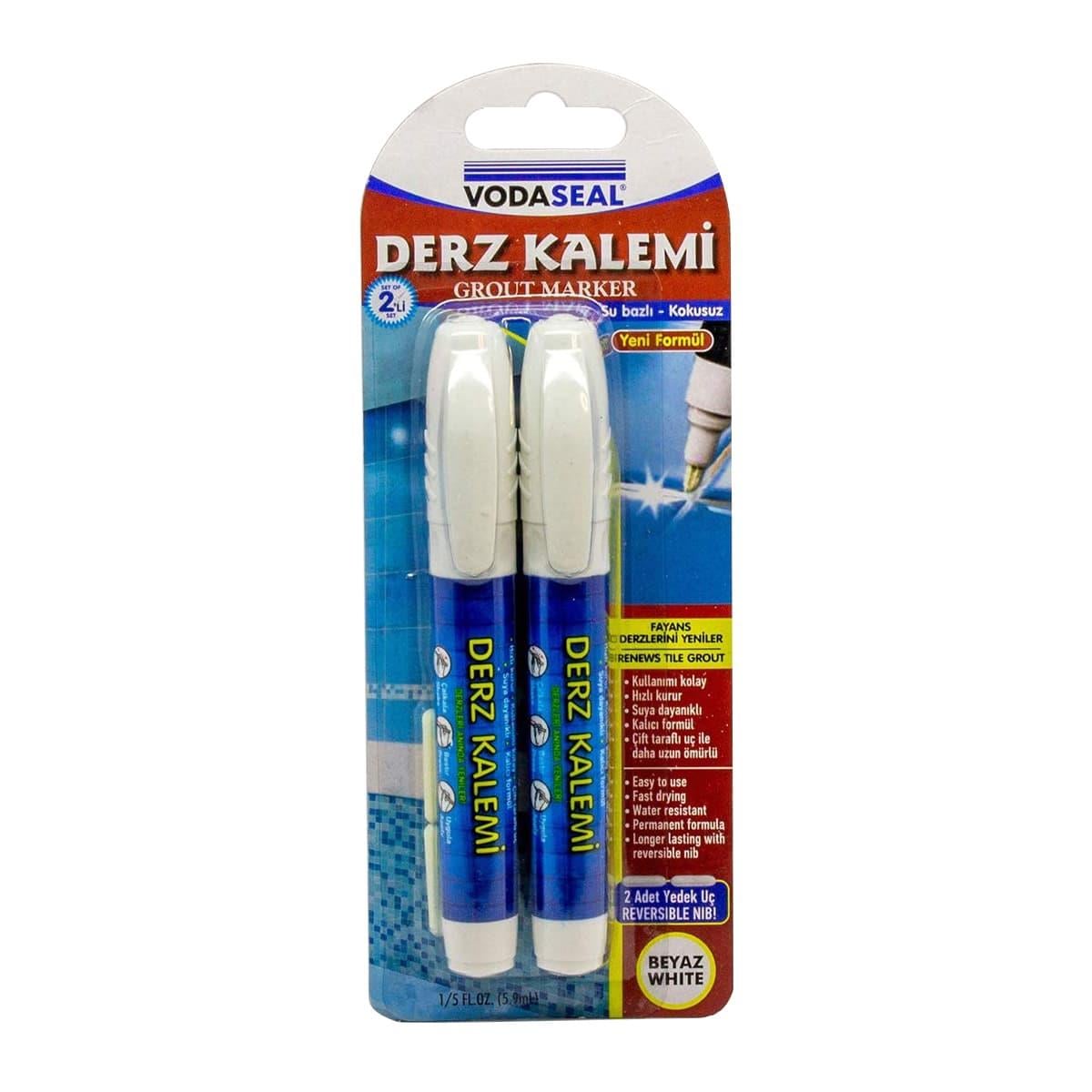 VODASEAL Derz Kalemi Beyaz 2'li