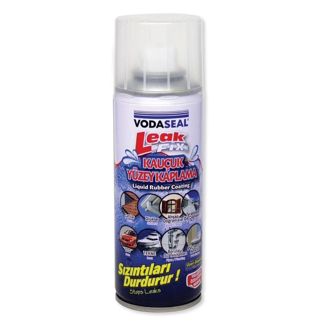 Vodaseal Leak Fix Kauçuk İzolasyon Yüzey Kaplama Spreyi Şeffaf 500 ml