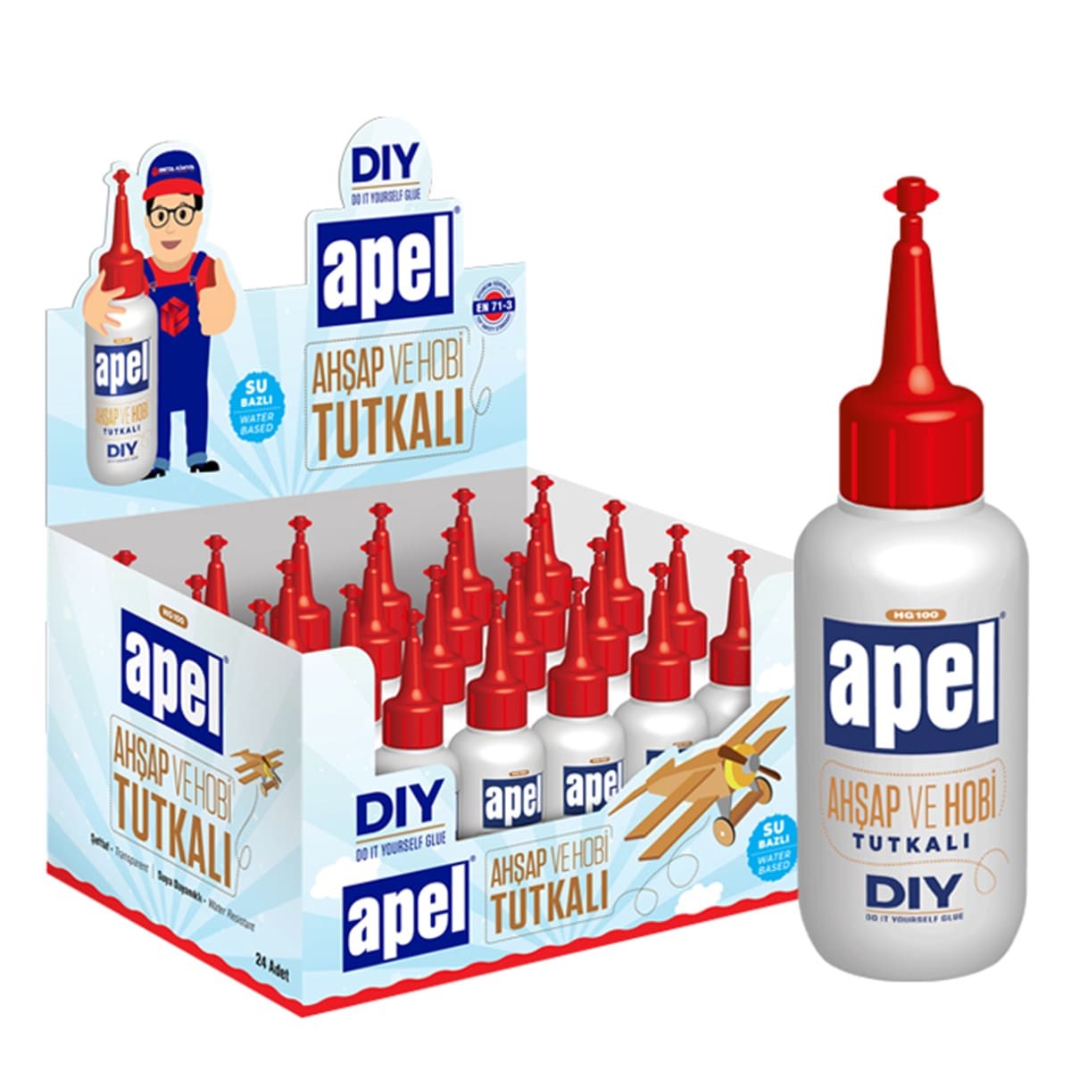 APEL HG100 AHŞAP VE HOBİ TUTKALI 100 GR