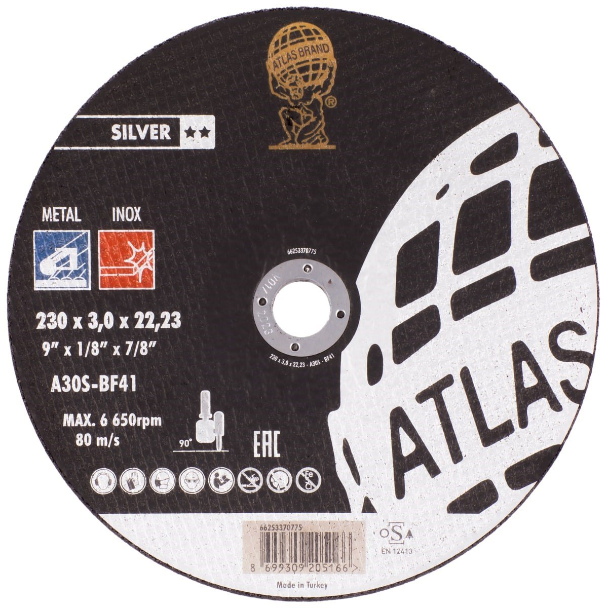 ATLAS METAL KESİCİ 230*3,0*22,23