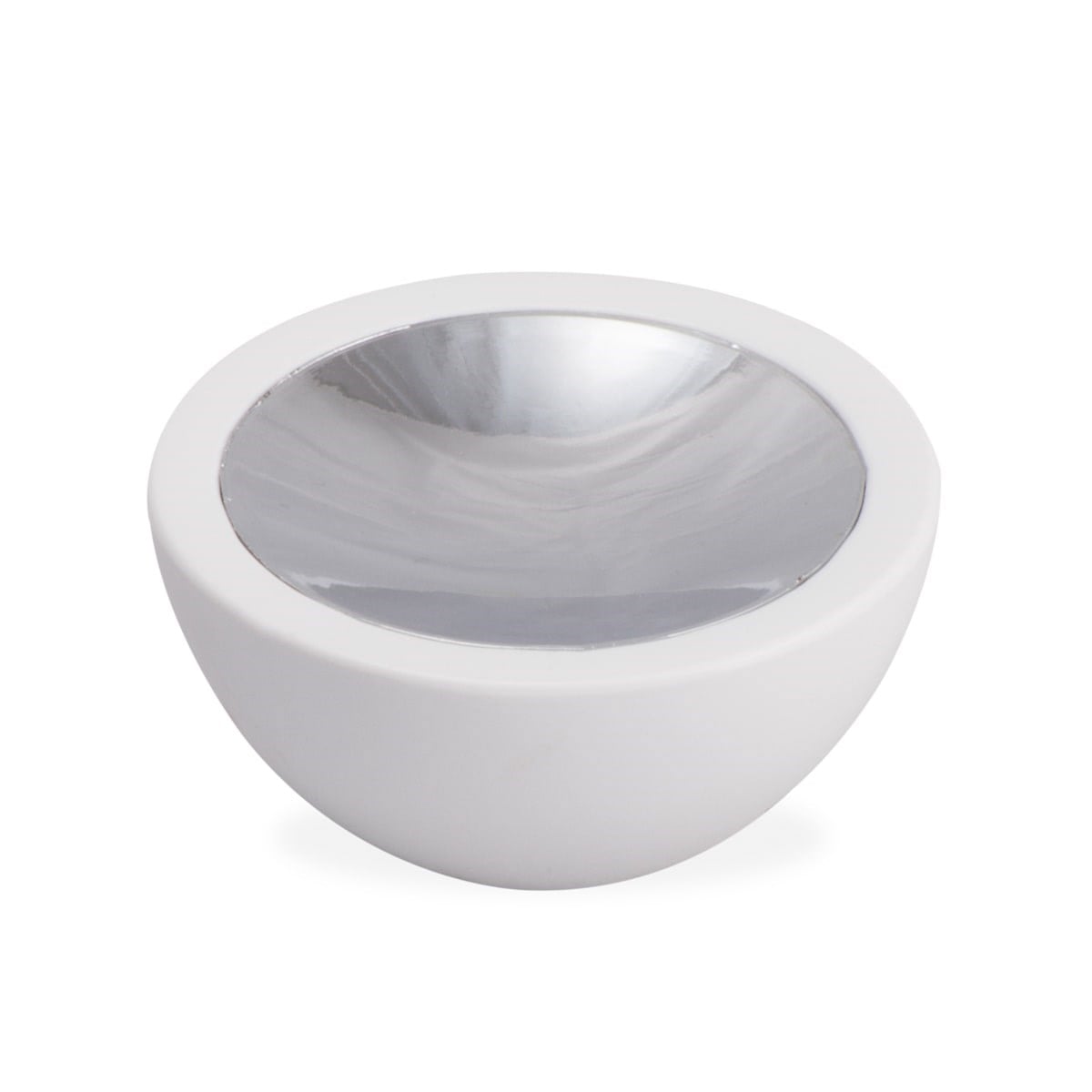 FEDE OVAL DÜĞME BEYAZ | KROM