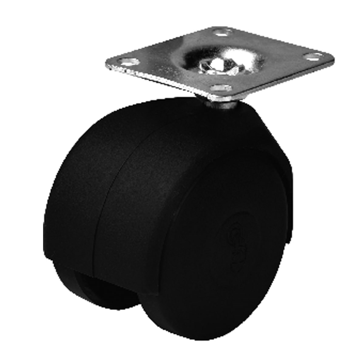 HTS 404|PLASTİK KÜÇÜK TABLALI SİYAH TEKER