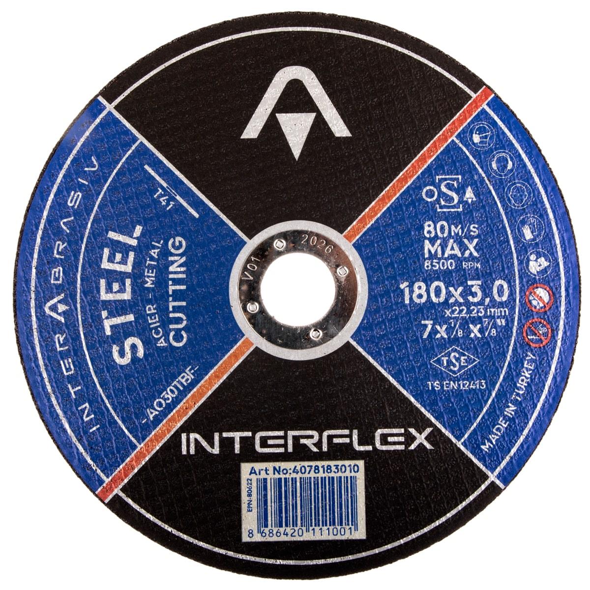 Interflex Metal Kesici 180*3,0*22,23