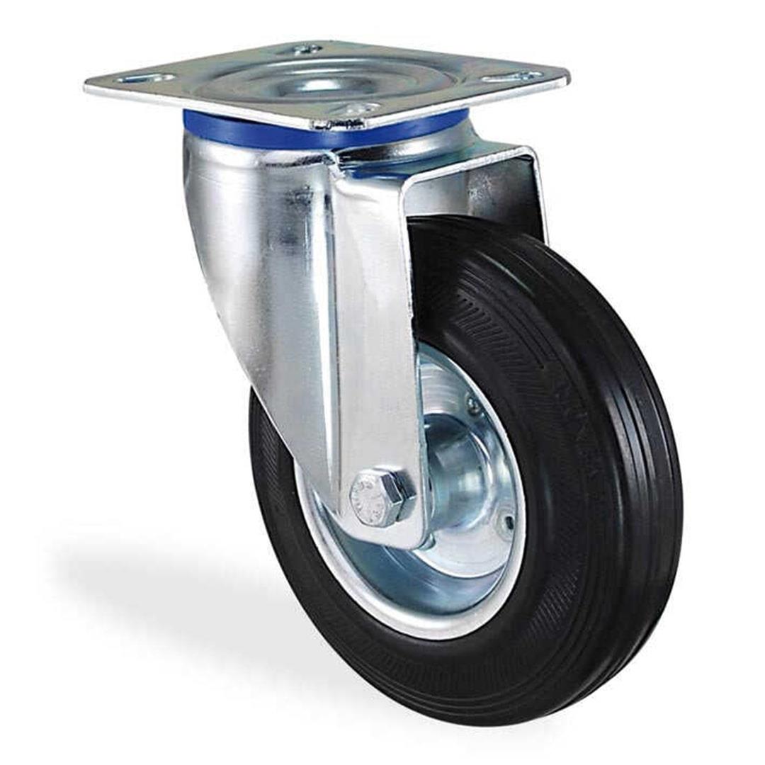 Kauçuk Tablalı Teker 80 mm