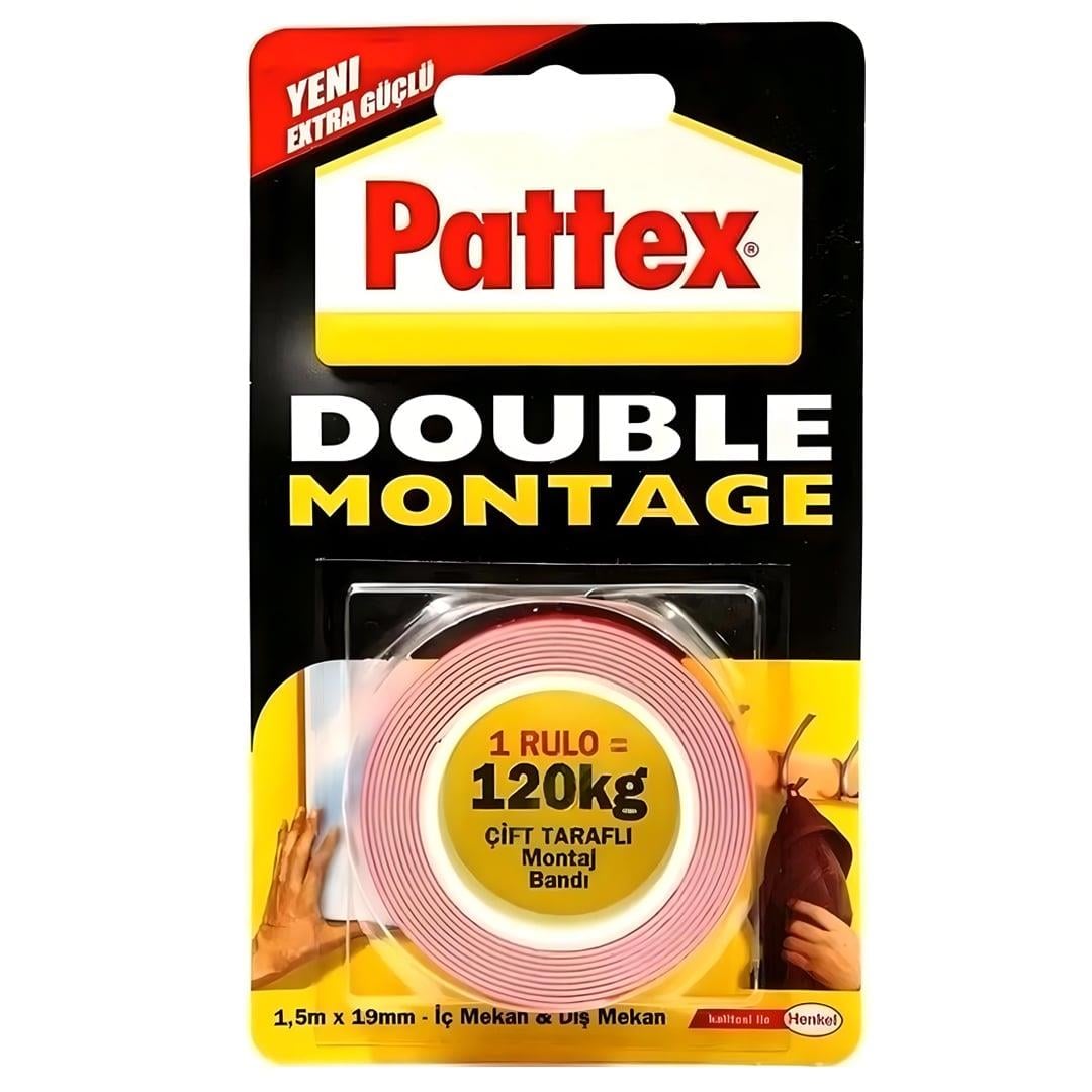 Pattex Çift Taraflı Montaj Bandı 19 mm*1,5 m