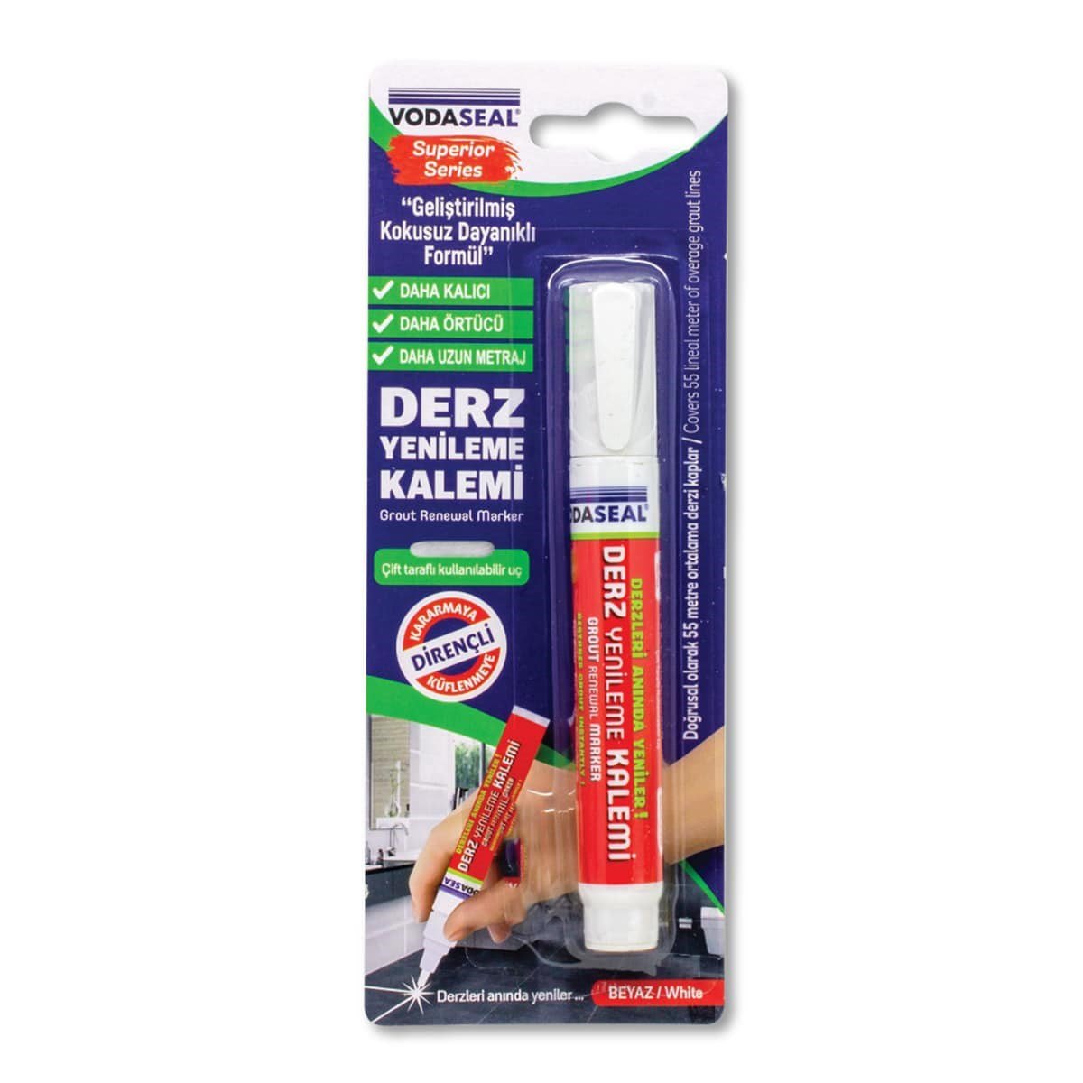 VODASEAL DERZ KALEMİ BEYAZ