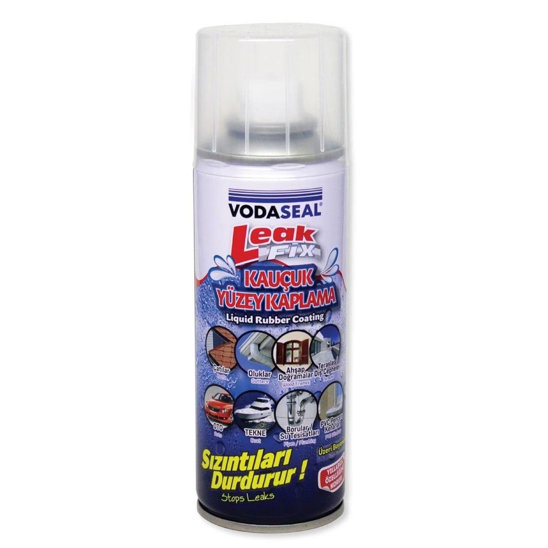 Vodaseal Leak Fix Kauçuk İzolasyon Yüzey Kaplama Spreyi Şeffaf 500 ml