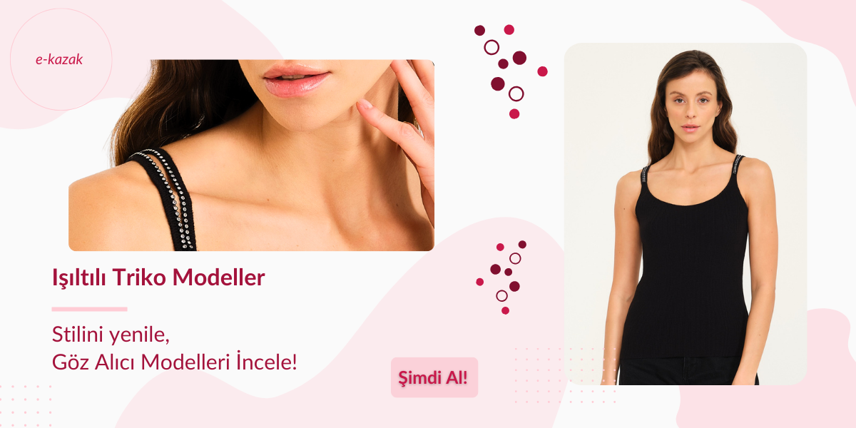 Taş İşlemeli Triko Modeller
